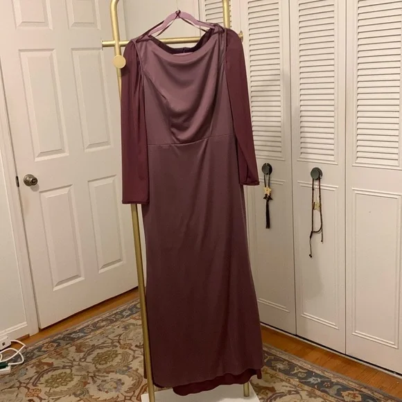 Mac Duggal dress in a mauve size 10 - Picture 8 of 17